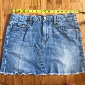 Derek Lam IO Crosby Denim Short Skirt